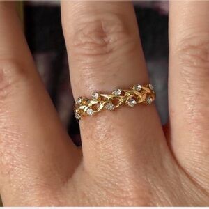 ❗️10 For $13❗️Rhinestone Vintage Style Ring 9